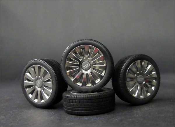 1:18 Audi A8 W12 Felgensatz